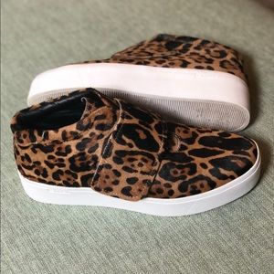 Calvin Klein Leopard Platform Sneakers